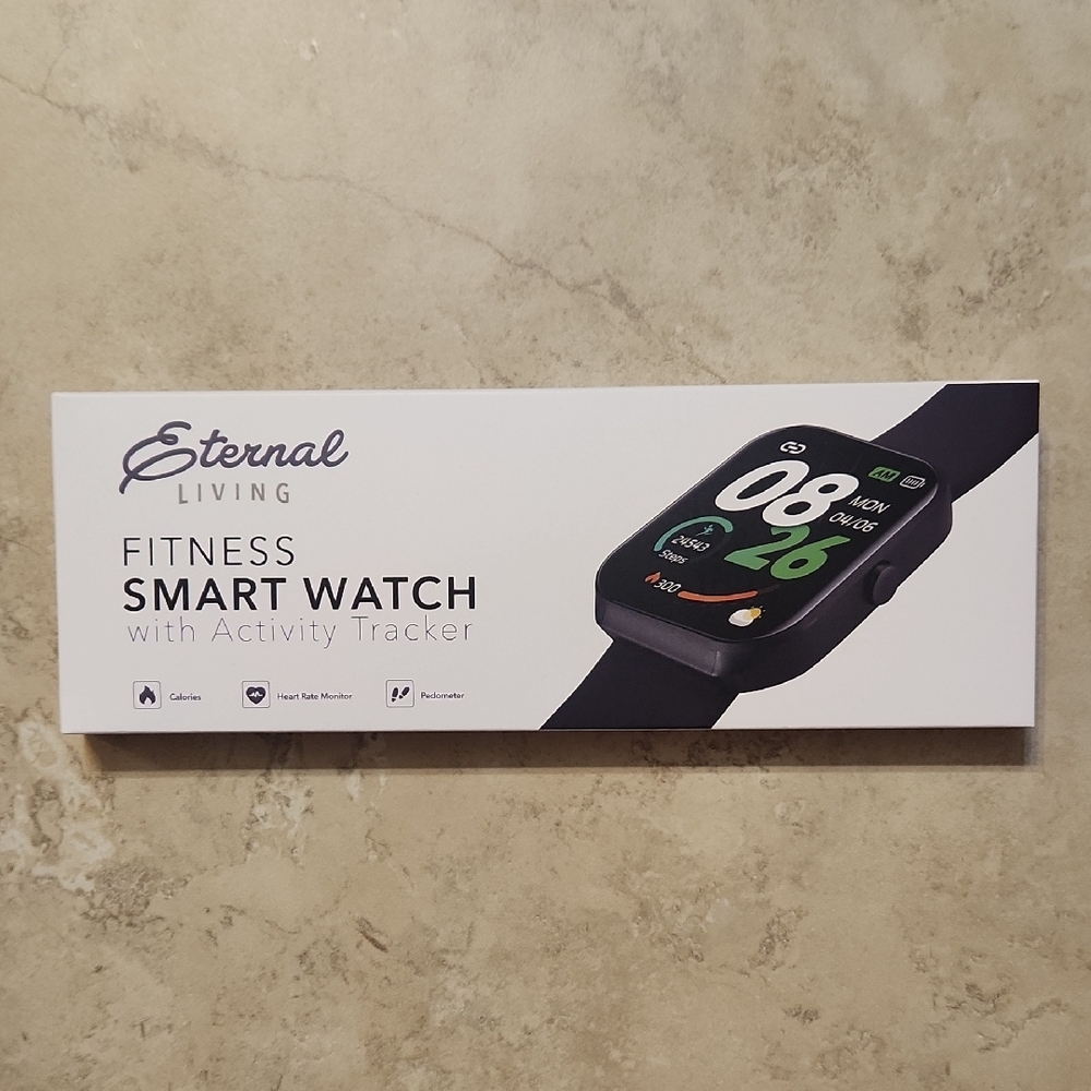 Black Fitness Smart Watch with Activity Tracker